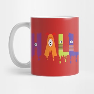 Colorful Halloween Mug